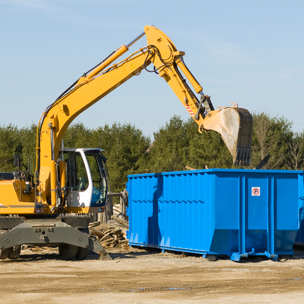 what size residential dumpster rentals are available in Alpine Arizona